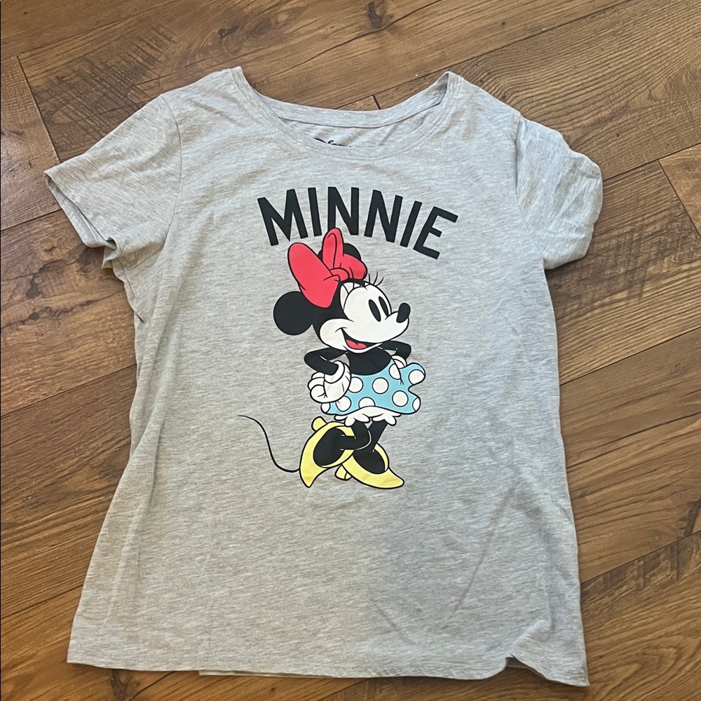 Disney Minnie Mouse Gray and Red women’s T-Shirt